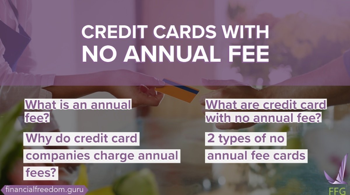 Credit Cards with No Annual Fee