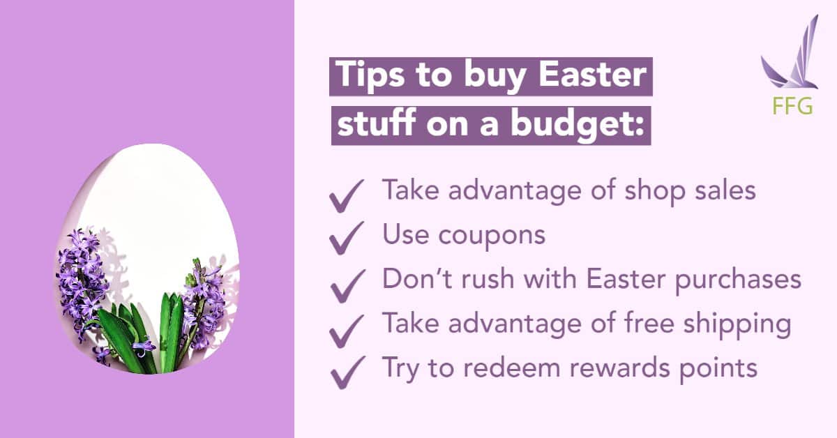 Tips to buy Easter stuff on a budget