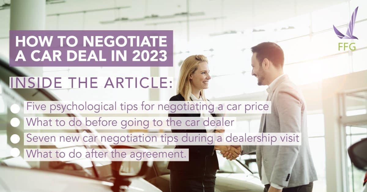 How to negotiate a new car deal in 2023